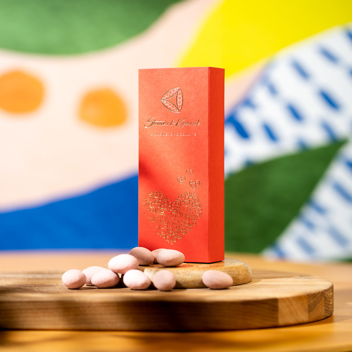 Mandle v čokoláde s čerešňou, Sakura Box 130G