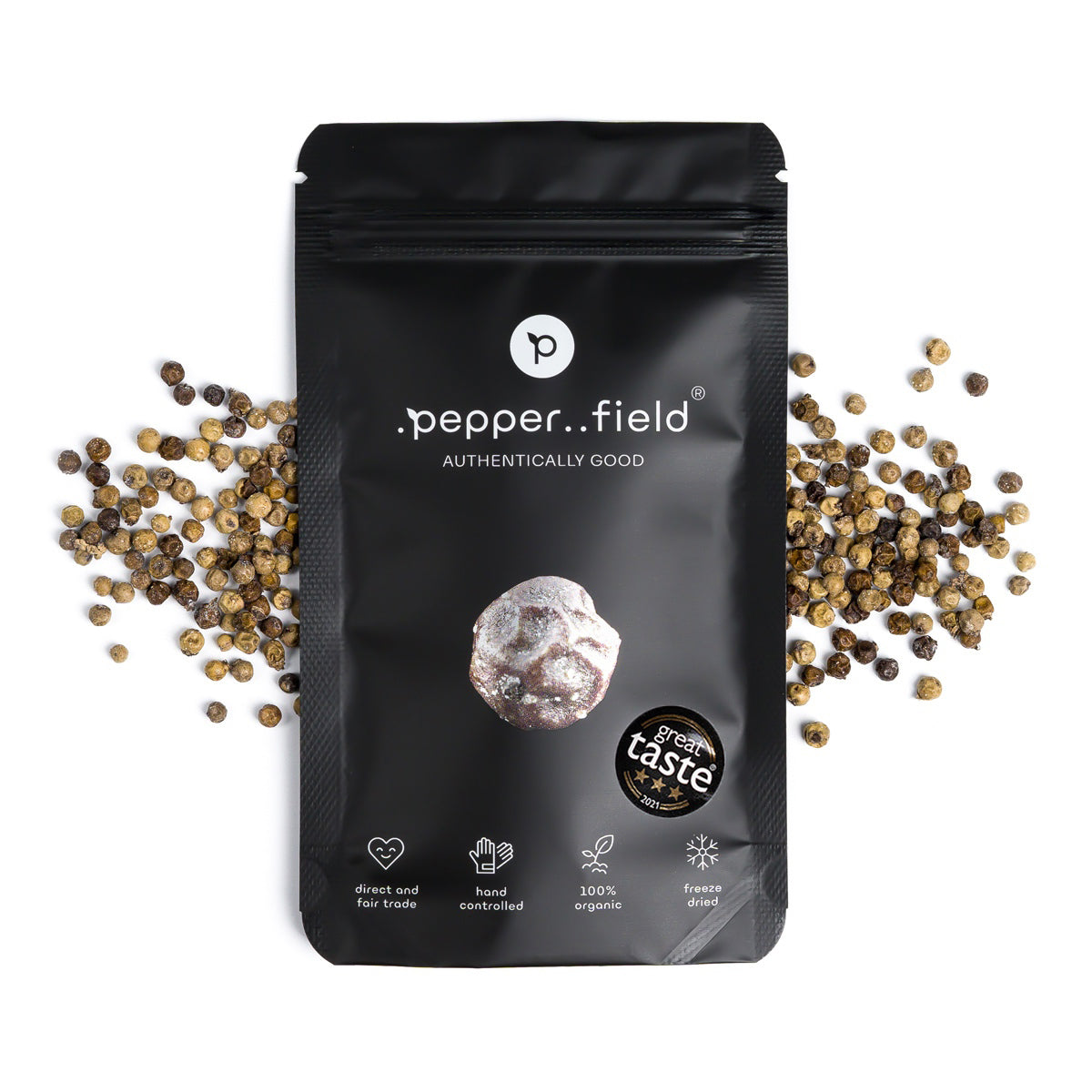 Campot Pepper Green Lyofilizovaný soľou - exkluzívny doypack 50g